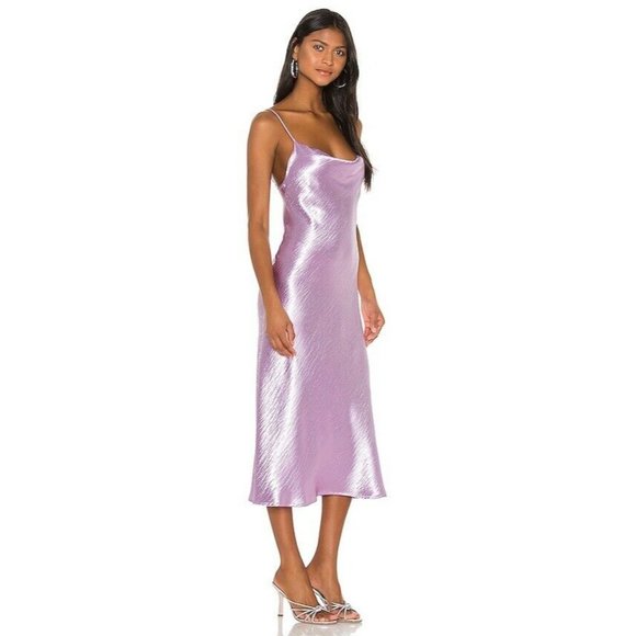 RESA Dresses & Skirts - RESA Berri Slip Dress Lavender Purple Midi Pastel